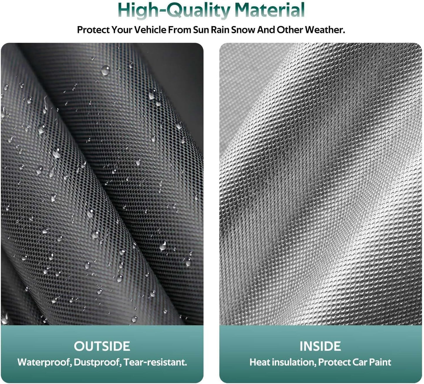 SUV Car Cover Custom Fit for Subaru Crosstrek(2012-2025), Waterproof All Weather for Automobiles, Outdoor Full Cover with Windproof Clip Straps.