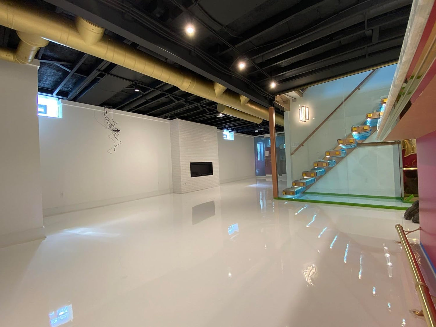 Epoxy Resin Coating 3 Gallon Kit - Sandstone - Standard Cure Speed - for Floors, Counter Tops, Garages & More -100% Solids -2 Components - Self Leveling, Chemical Resistant, Solvent-Free