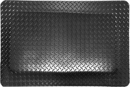 Rhino Mats, American Classic Diamond Anti-Fatigue Mats, Industrial Ergonomic Comfort Standing Mat for Work, Home, Garage, Office, Kitchen or Anywhere (Black 1" Thick, 3 FT. x 15 FT.)