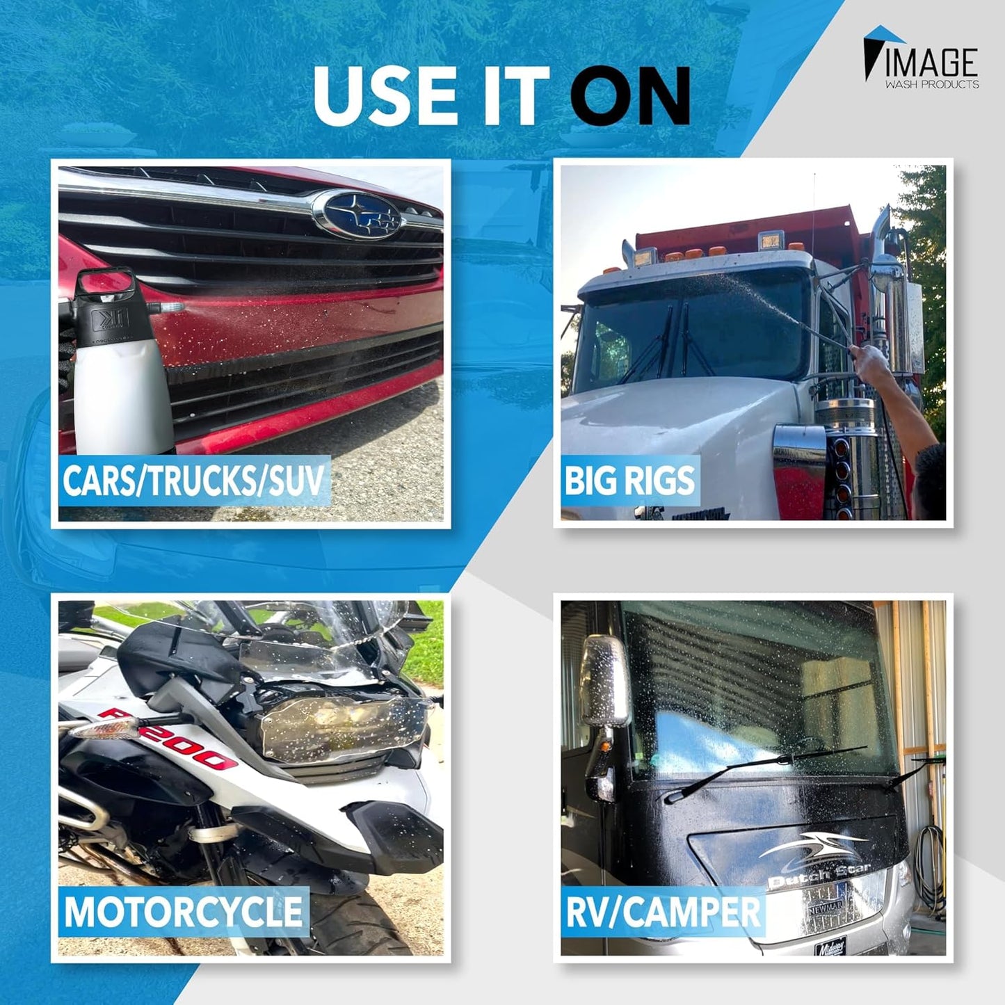 Image Wash Products Bug Remover – (1 Gallon) Best Bug Remover for Cars/Truck Exterior | Bug Cleaner for Vehicles, Car Bug Remover Spray, Bug Off Car Cleaner, Bug Wash for Cars