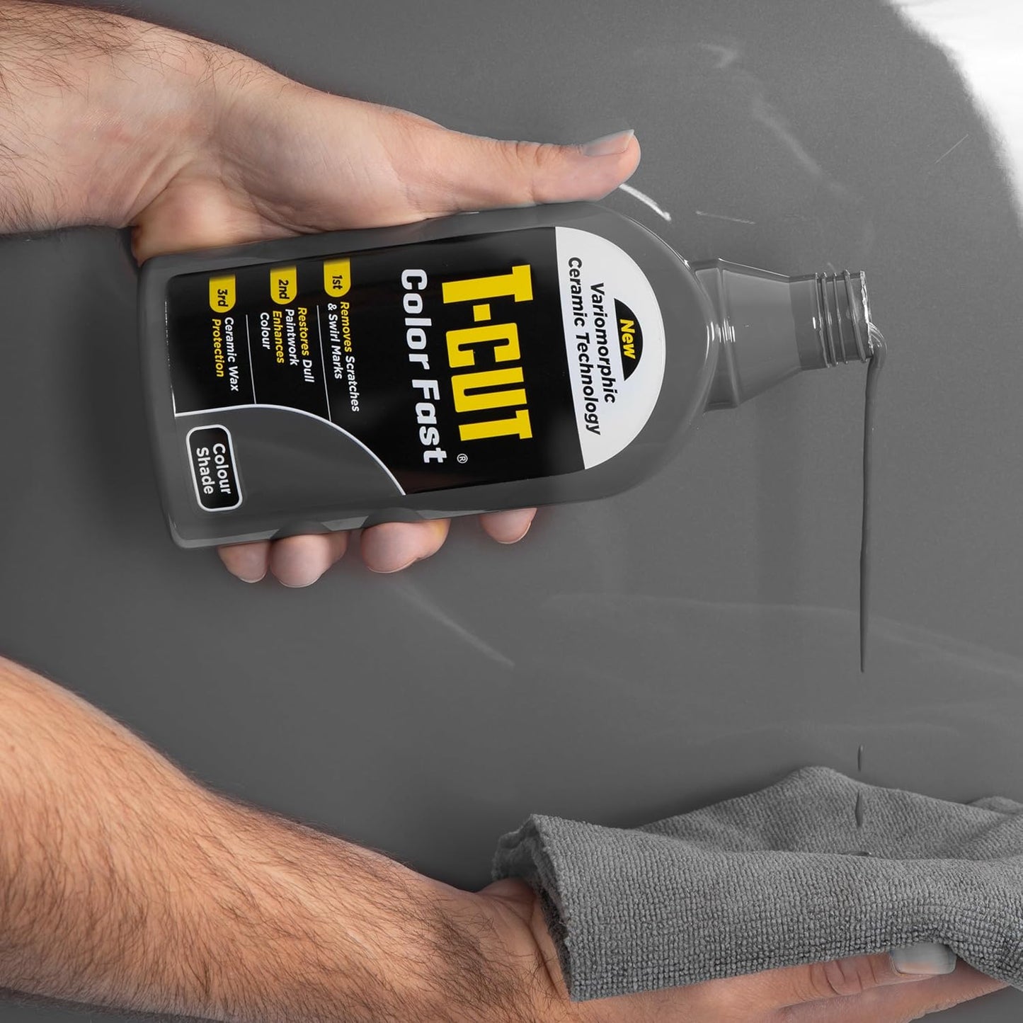 T-Cut Gray Scratch Remover Color Fast Paintwork Restorer Car Polish - 17 Fl Oz 13 Colours Available