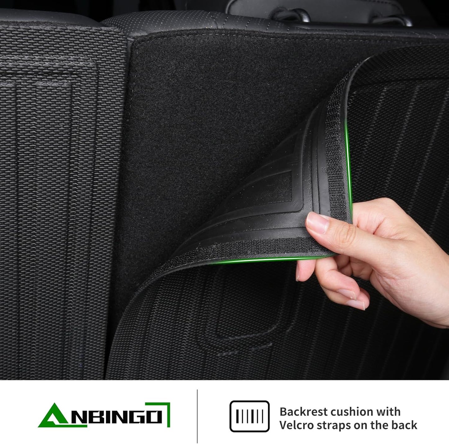 ANBINGO®-Floor Mats & Cargo Liner for 2025 2026 Chevy Equinox (Not for EV) & GMC Terrain 2025 2026 with Backrest Mats All Weather TPE Protection for Equinox Mat Accessories