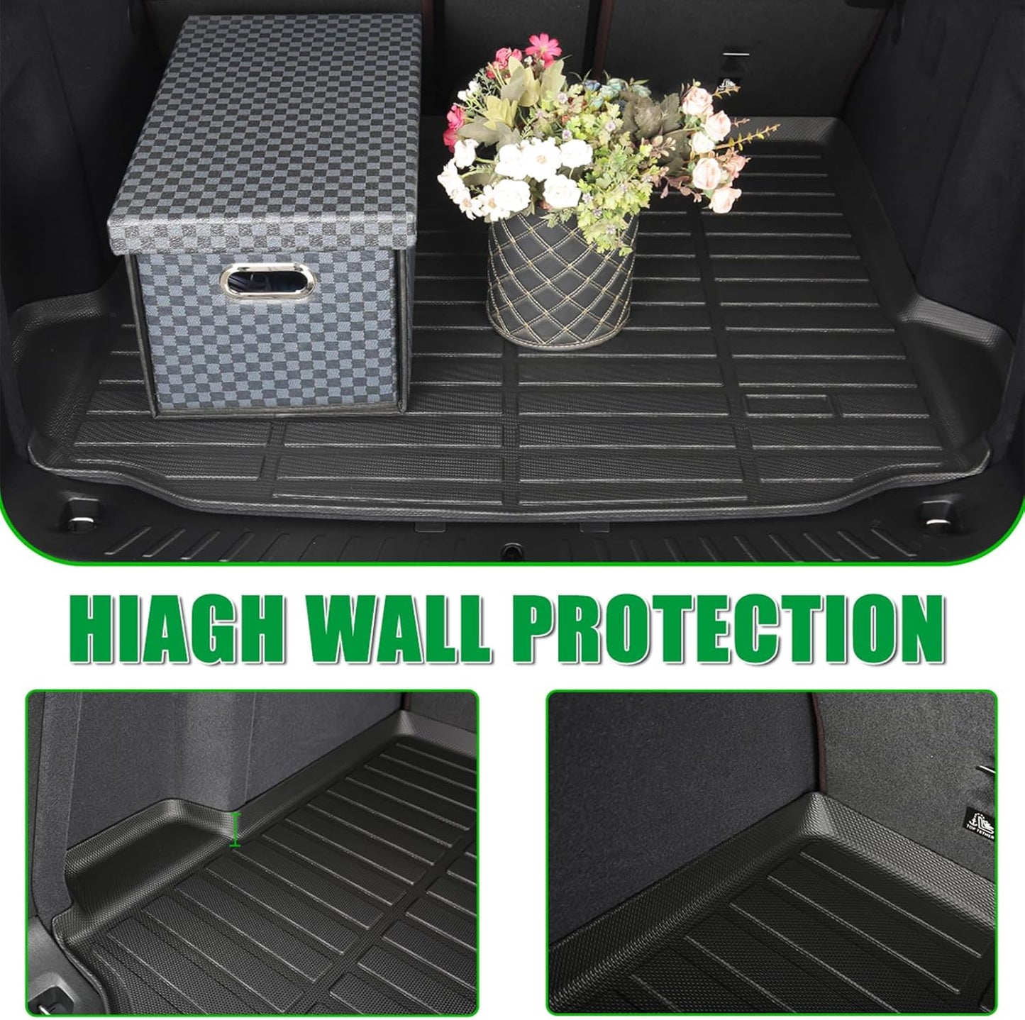 for Cadillac XT4 Floor Mats 2025 2019-2024,Car Mats for Cadillac XT4 All Weather Floor Mats Rubber Car Mats Cargo Liner Accessories 2019-2025