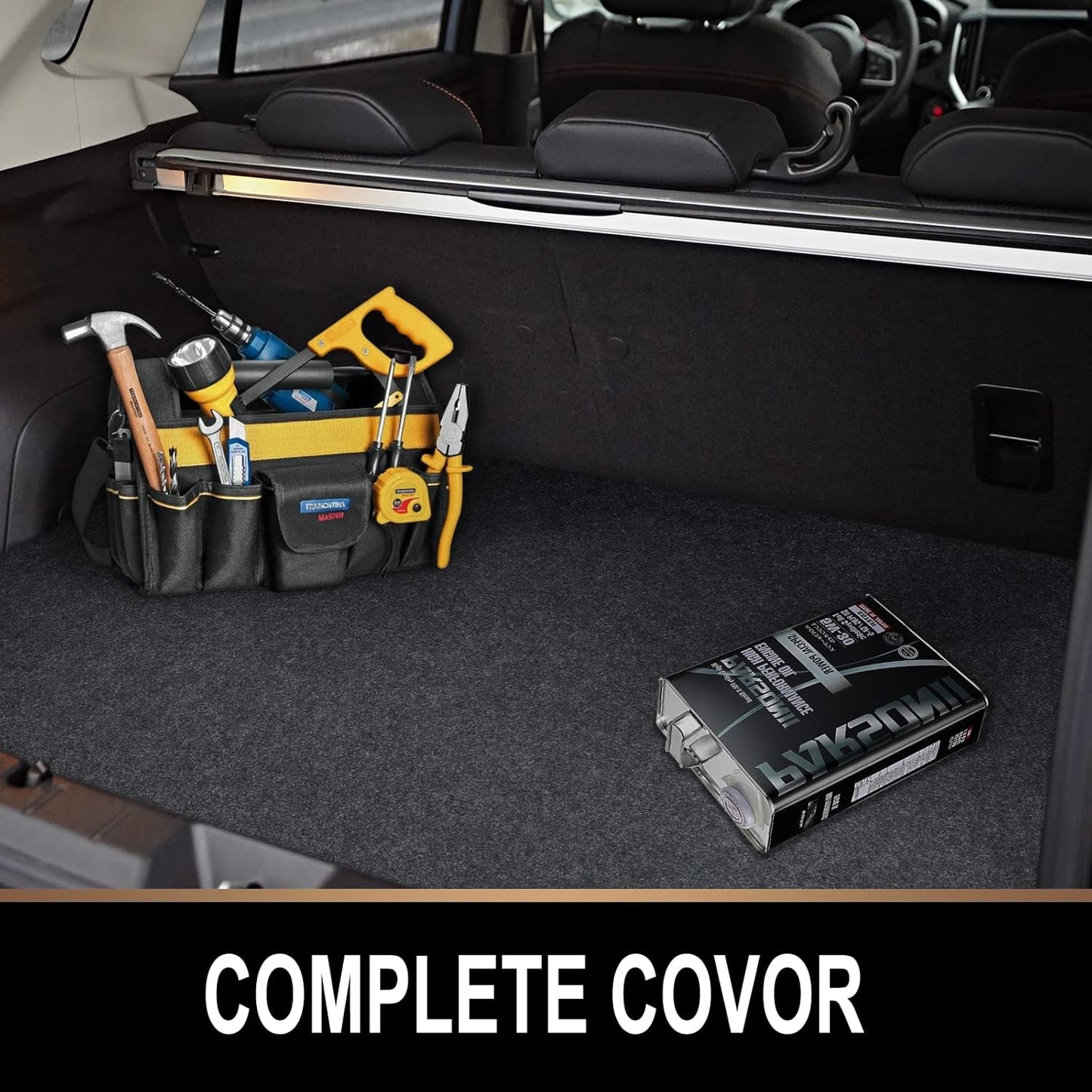 Oil Spill Mat, 3 x 6 Ft, Premium Absorbent Oil Pad. Contains Liquids, Protects Garage Floor from Spills, Drips, Splashes and Stains. Washable, Reusable, Waterproof Rubber Parking Mats