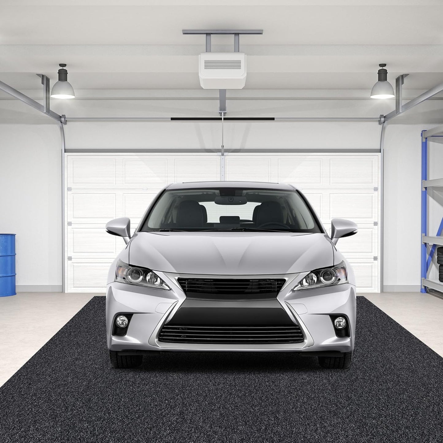 Oil Spill Mat - 96" x 60" Absorbent Oil Garage Floor Mat for Under Car - Protect Driveway from Drips, Spills, Stains, Reusable & Durable Garage Floor Protection Mat with Waterproof Backing