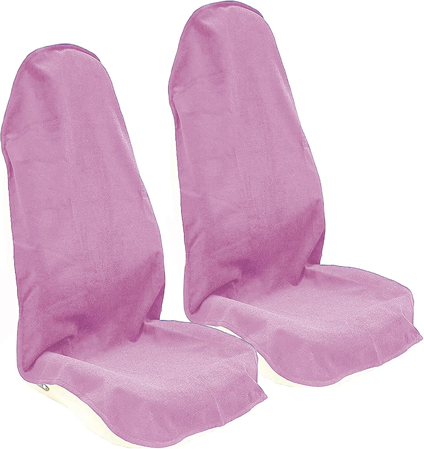 Car Seat Cover Protector Front Seats,for Gym Workout,Running,Swimming,Beach and Hiking,Waterproof Sweat Towel Bucket Seat Covers for Cars SUV Trucks (Pink, 2Pcs)