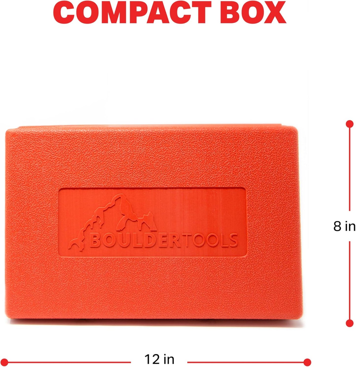 Boulder Tools | Heavy Duty Tire Repair Kit - Flat Tire Patch Kit, Tools for Quick and Easy Repair - Tire Plugs Kit Suitable for Car, Truck, RV, SUV, ATV, Motorcycle, Tractor, Bike & Trailer