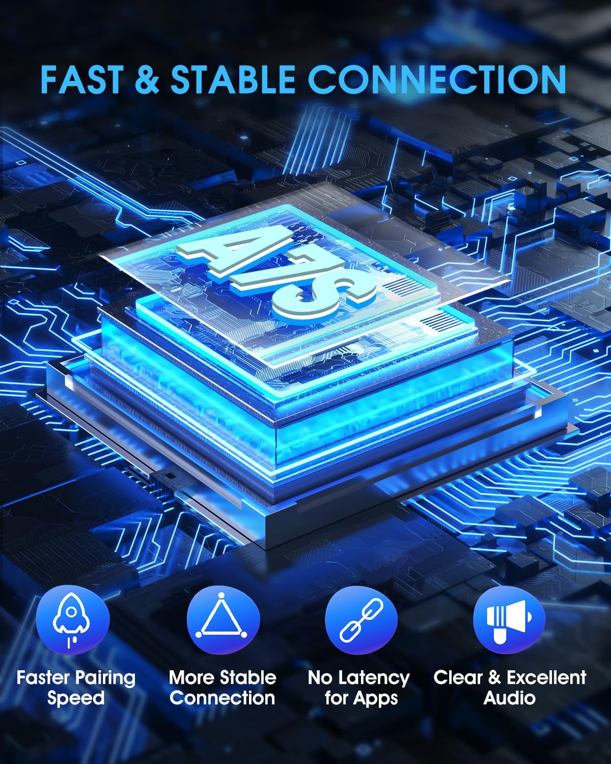 Wireless CarPlay Adapter - Fast & Stable Connection for Carplay Wireless Adapter Convert Factory Wired to Wireless CarPlay Dongle Plug & Play Car Play Fit for iPhone iOS 10+ (Dark Gold)