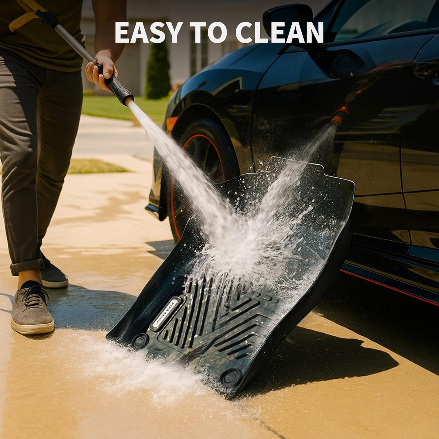 YITAMOTOR Floor Mats Fit for 2018-2025 Ford Expedition 7-Seater（Not Fit for MAX/Limited Model,TPE All Weather Custom Fit for Expedition with Backrest, Back Seat Protector for Expedition Accessories