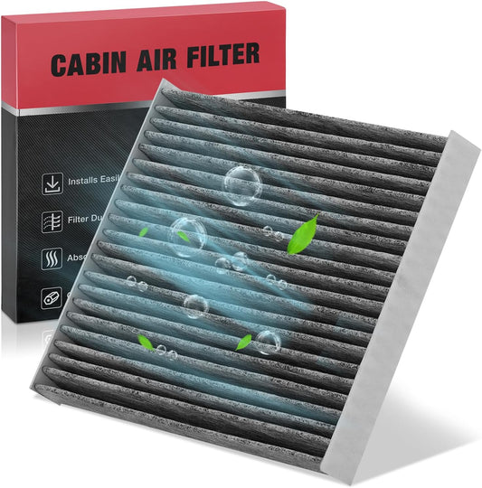 BDFHYK Cabin Air Filter with Activated Carbon Compatible with Ford Mustang 2005-2014, Replace# CF10370 4R3Z19N619AA