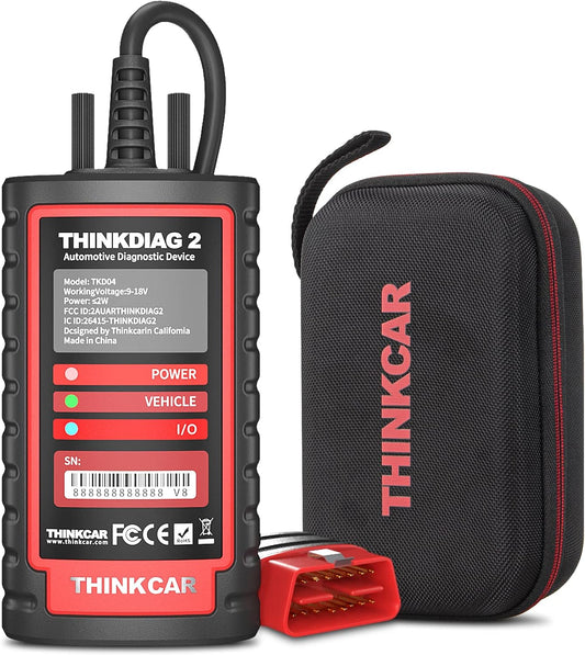 Thinkdiag2 All System Bidirectional Control OBD2 Diagnostic Scanner for iOS & Android, Bluetooth Scan Tool with CAN-FD Protocol, AutoVIN, Active Test, 15+ Reset Functions, ECU Coding, 1 Year Fr-ee