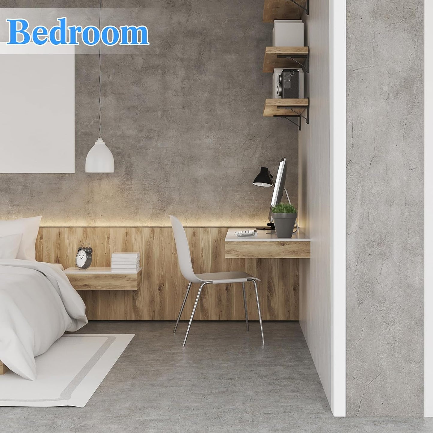 Sasylvia 20 Pcs Wall Corner Protector Guards, 3/4 x 48 Inches Self Adhesive Vinyl Corner Trim Molding, Avoid Scratching Scuffs, Ease Install & Cleaning for Door Countertop Furniture Protection