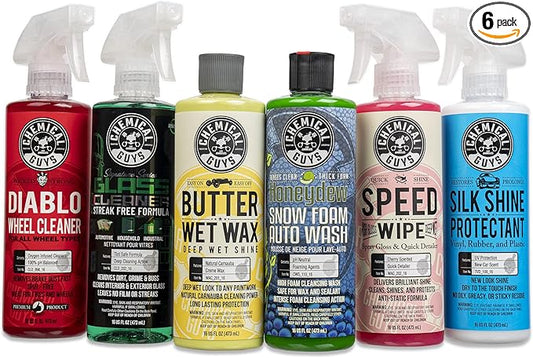 Chemical Guys HOL126REF Arsenal Builder Car Wash Foam Blaster Car Care Cleaning Chemical Refill Kit (6-16 fl oz Products) Great for Cars, Trucks, SUVs, Motorcycles, RVs, Jeeps & More