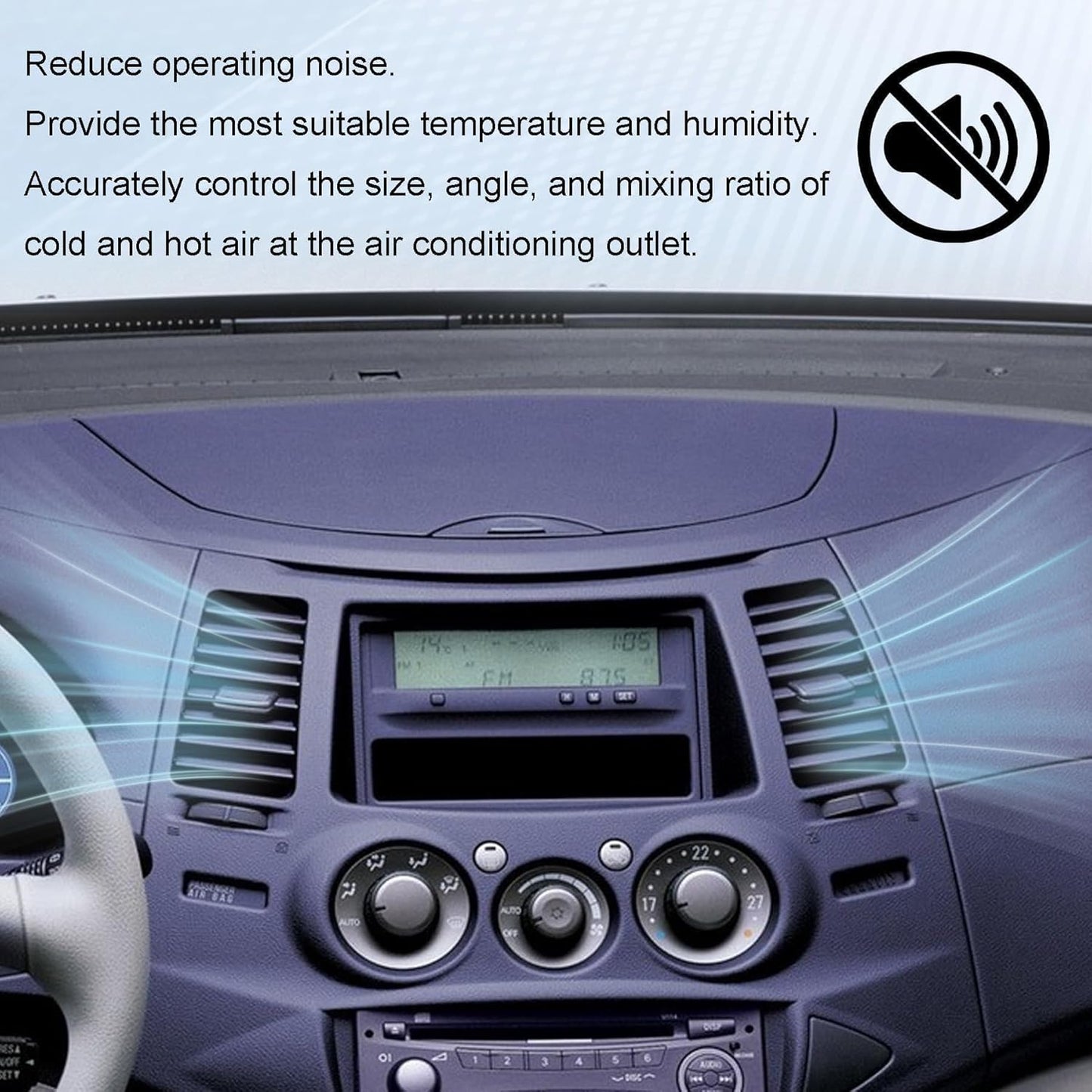 Auto Climate Control Flap Actuator Motor Compatible with Mitsubishi Galant Grandis Replace 063700-7321 0637007321 Car Climate Control Flap Actuator Motor