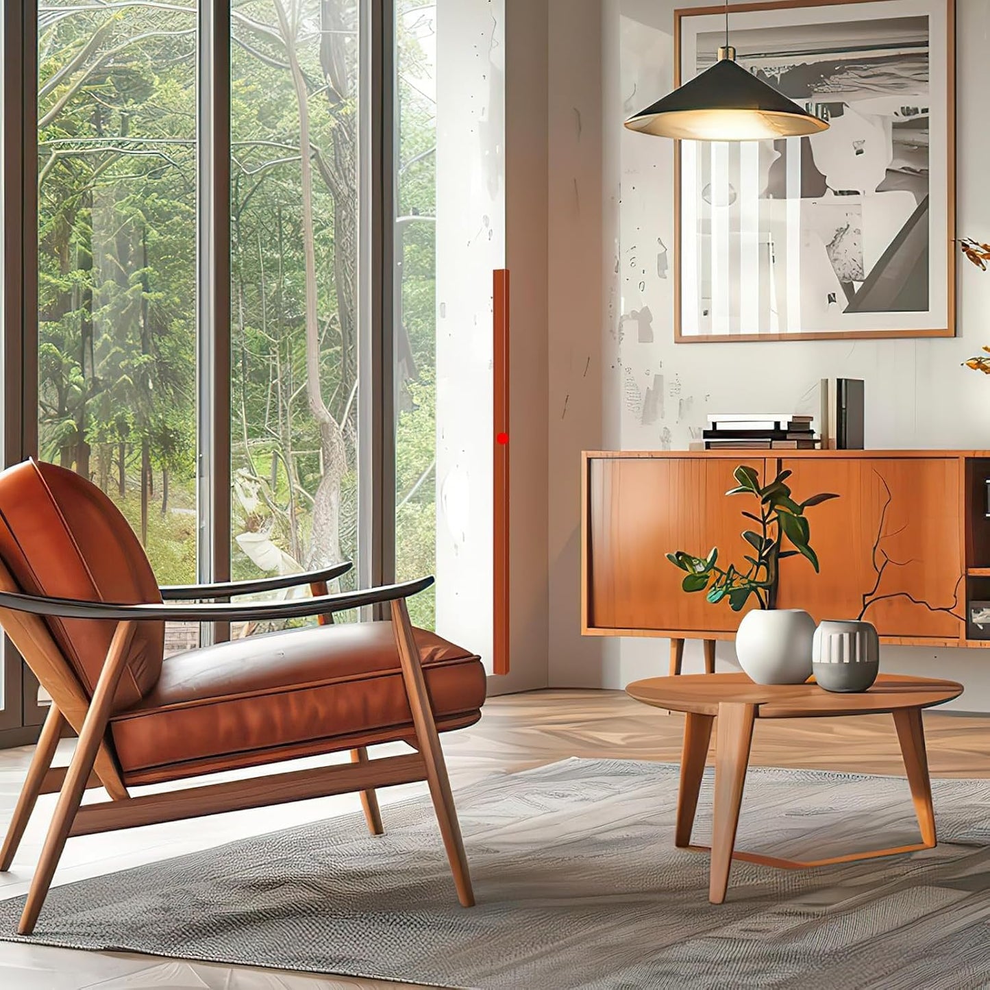 2PCS Wall Corner Protectors Guards - Self Adhesive Corner Protector & Corner Guards for Walls Edge Protection, Easy to Apply - No Tools Needed(Brown, 39.37"x1.18")