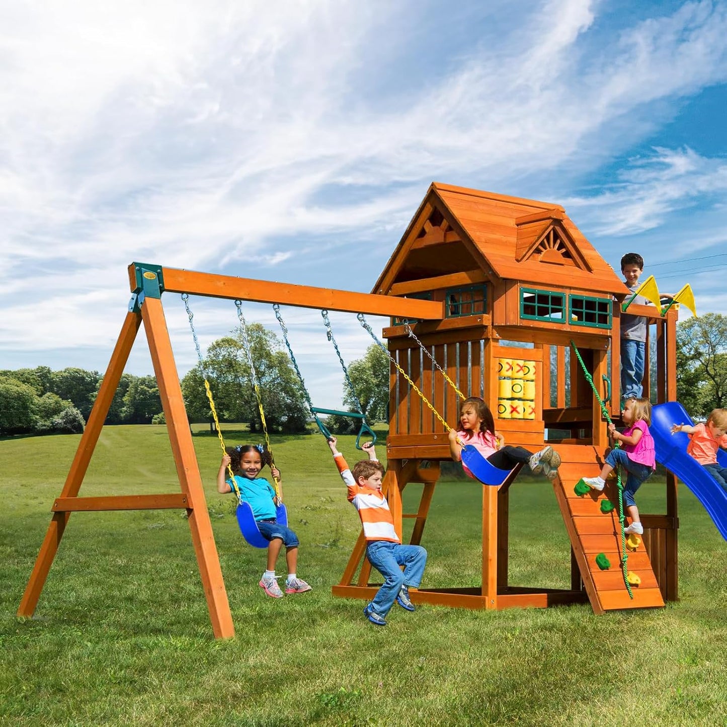 BETOOLL A-Frame 1pcs Brackets Swing Set Bracket for Heavy Duty Swing Set – Includes Mounting Hardware, Ideal for Indoor and Outdoor Playgrounds (1 Brackets-Green)