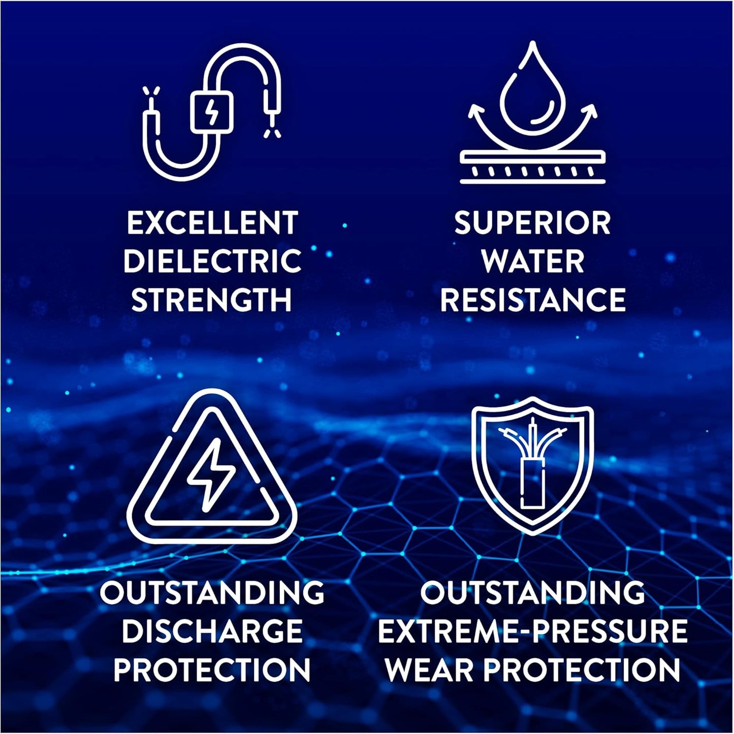 Dielectric Grease, 4-Pack 1oz Tube | Waterproof for Electrical Connectors, Switches, and Sensors | Safe High Temp & Multipurpose Electrical Grease