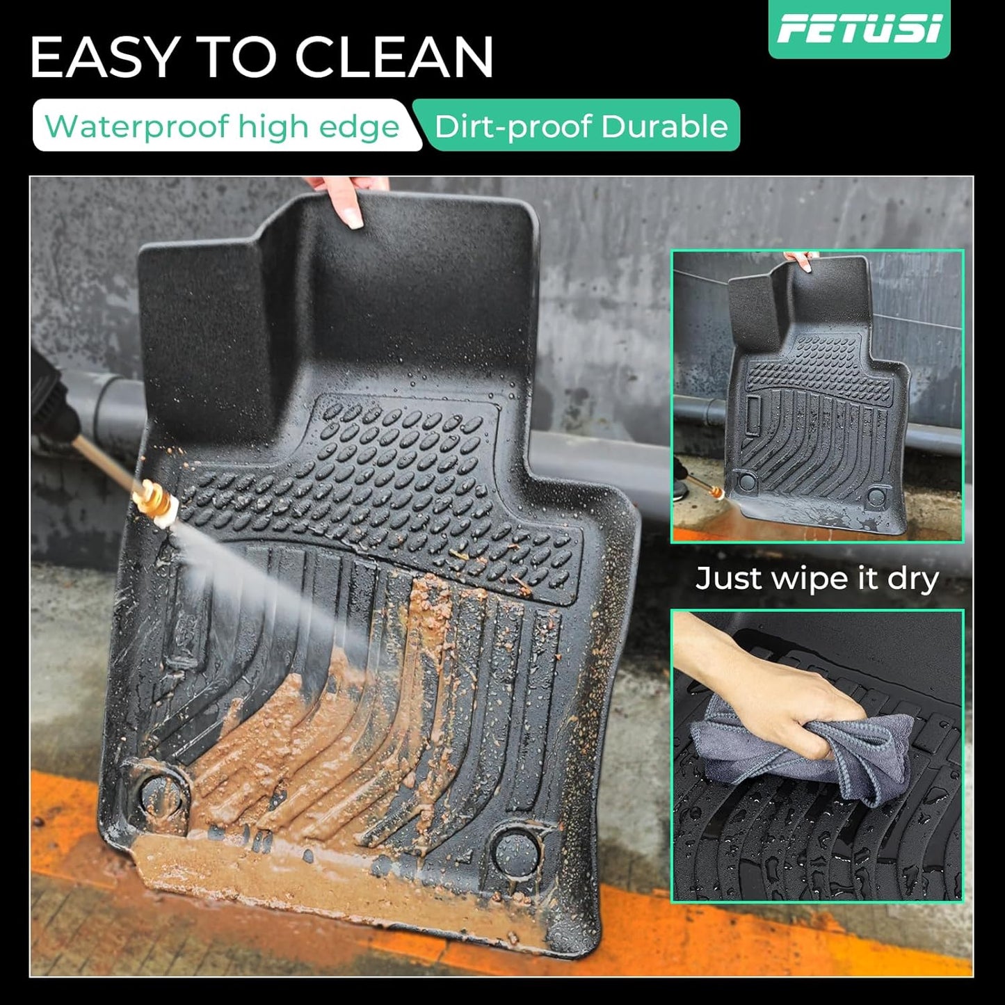 Floor Mats Fit for 2021-2024 2025 Nissan Rogue,Custom Fit TPE All Weather Floor Liner Full Set Rogue Accessories Car Mats Front & Rear 2 Row Mats, Black(NOT Fit Rogue Sport)