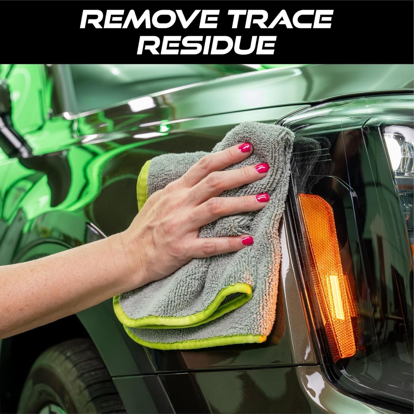 VIKING Utility Microfiber Towel for Car Interior and Exterior Use, Professional Towels for Detailing and Car Wash Kit, 350gsm, Grey, 16 Inch x 16 Inch, 8 Pack