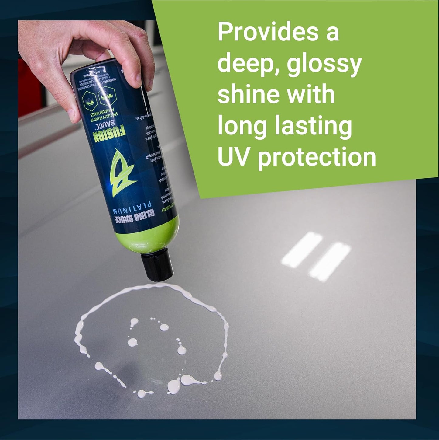 Platinum Fusion Sauce, Graphene & Ceramic Car Wax Blend for Maximum Gloss & Shine, 24oz.