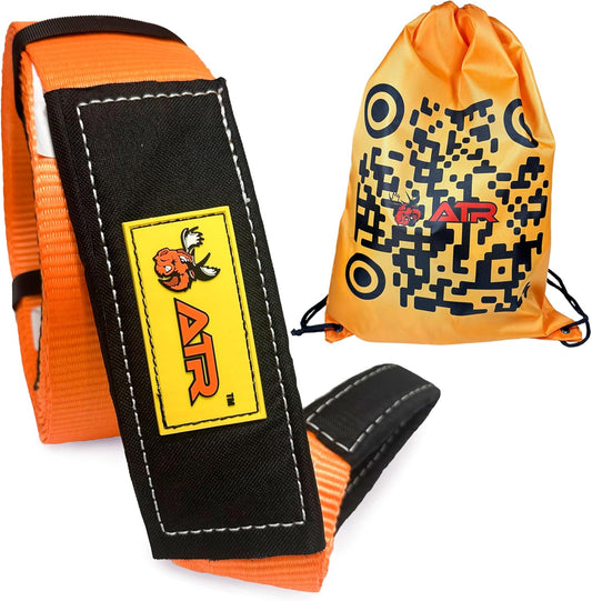 ATR Recovery Tow Strap 3" x 20ft – 22,200 lbs Breaking Strength, Heavy Duty Snatch Strap for Truck, SUV, Off-Road Pulling, Tow Rope with Storage Bag