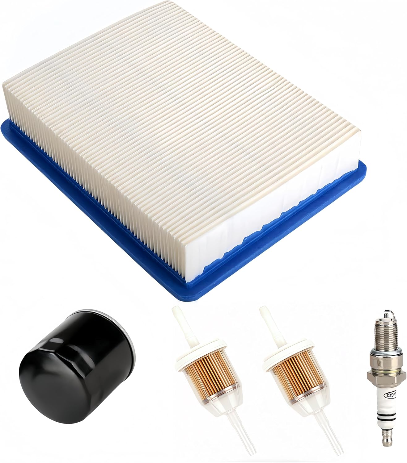 Club Car DS Tune Up Kit (1992-Up) - Includes Air Filter 1015426, Oil Filter & 2 Fuel Filters | Compatible with FE290 4-Cycle Engines | Golf Cart Maintenance Kit | OEM Replacement Parts