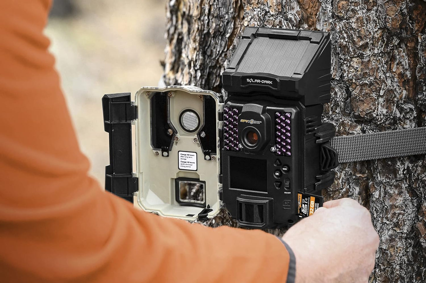 SPYPOINT 32GB Micro SD Memory Card Trail for Cameras | Adapter Media Storage for Trail and Game Cameras Designed | Used in Hunting and Trail Cams (Class 10 Speed)