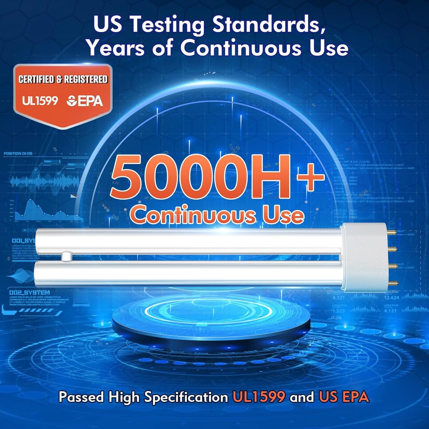 Bug Zapper Outdoor Indoor, Electric Fly Zapper Waterproof with 2W LED Light, 18W Power & 4000V High-Voltage, Coverage Area of 1/2-1 Acre, 5.5ft Cord, Plug-in Mosquito Trap for Patio Backyard Garden