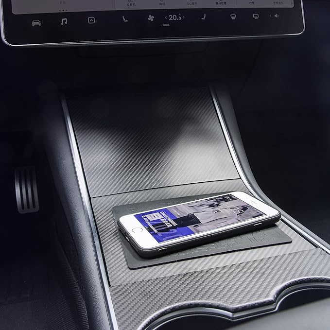 Car Dashboard Non Slip Mat, JIMISHA Anti Slip Pad, Anti Slide Sticky Dash Pad, Multifunctional Fixate Gripping Gel Pad for Radar Detector, Cell Phone, Keys, Glass, GPS, Coins 6.3x2.8 inch (2 Pack)