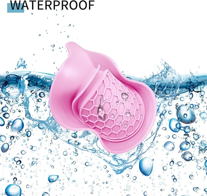 Amooca Car Cup Coaster Universal Non-Slip Cup Holders Bling Crystal Rhinestone Car Interior Accessories 2 Pack Pink