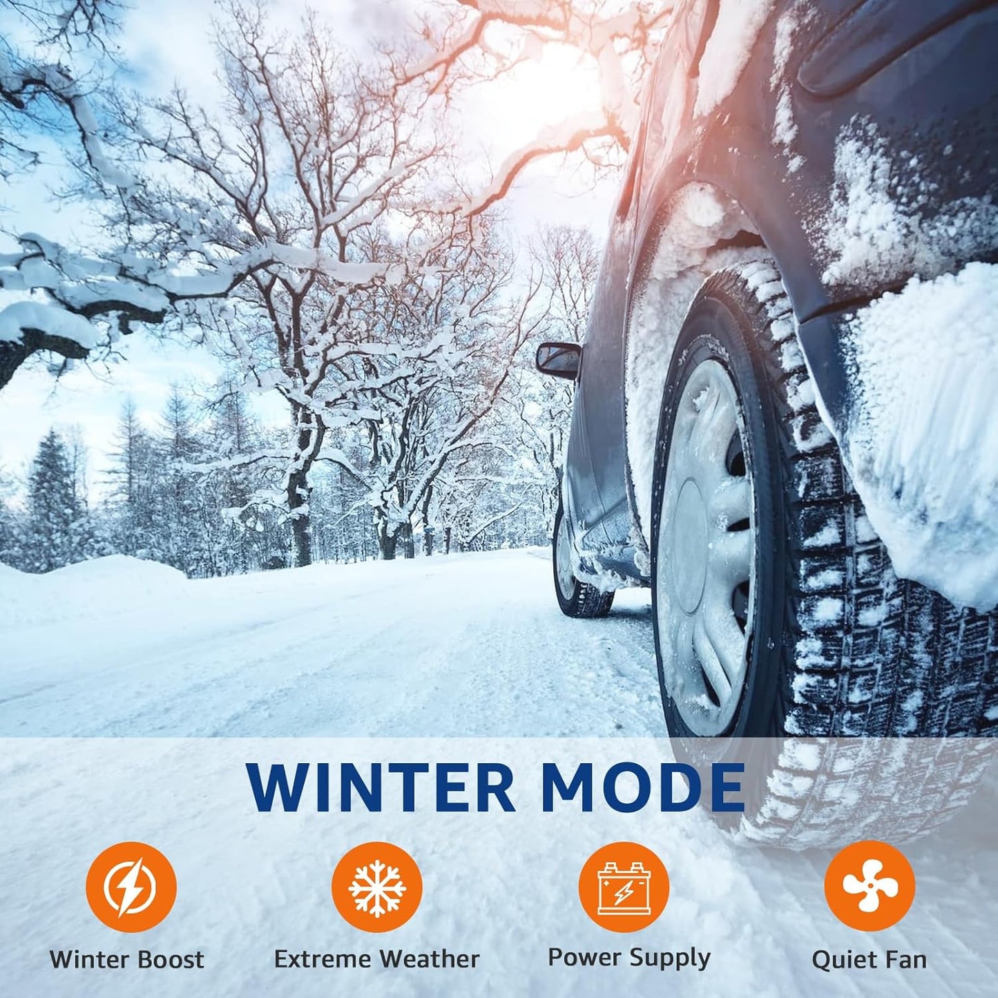 12V 24V Car Battery Charger Heavy Duty, 0-15A Automatic Battery Maintainer, Smart Trickle Charger with Auto Shutoffs, Repair, Winter Mode, for Automotive Car Truck Motorcycle Lawn Mower Boat AGM