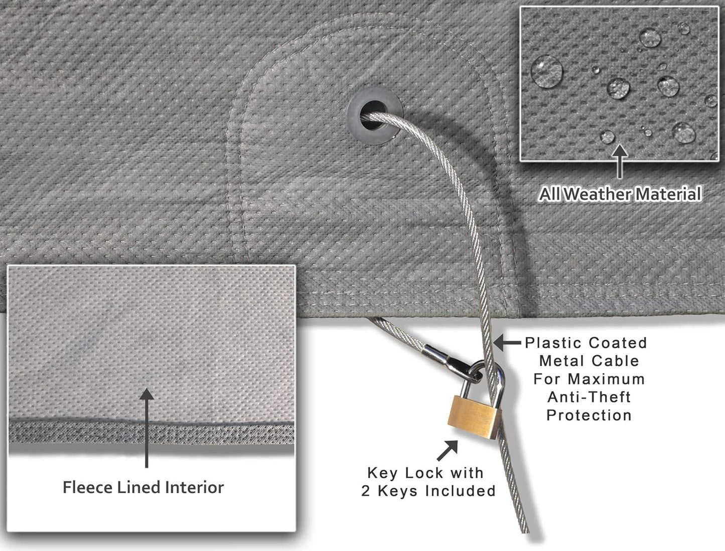 Car Covers Weatherproof Max Car Cover & Warranty Compatible with Porsche 2019-2022 911/992 – Outdoor Cover Theft Cable Lock Car Accessories Better Than Waterproof