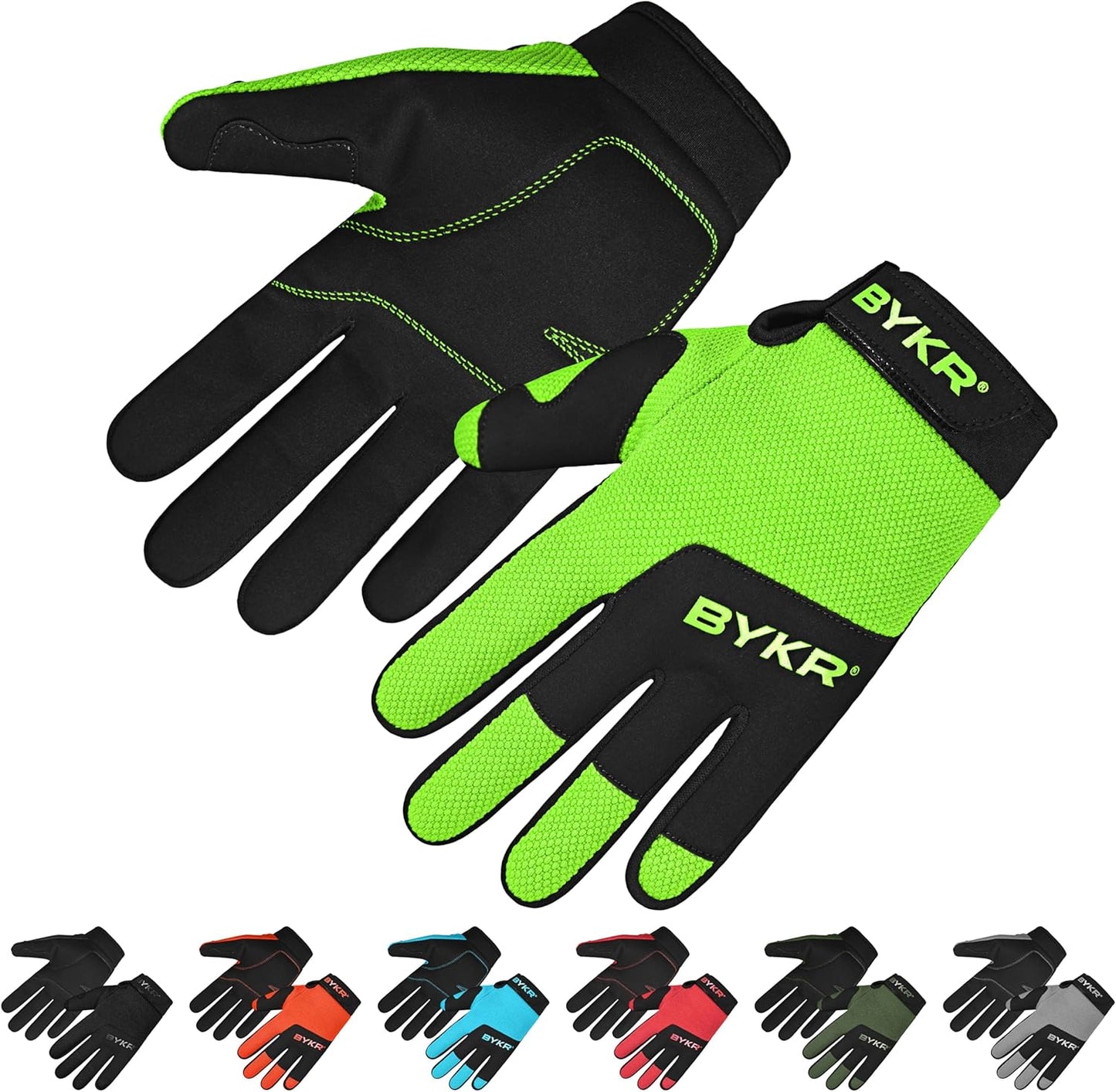 BYKR All-Weather Motorcycle Gloves for Men & Women – Protection for Dirt Bike, BMX, MX, and ATV Riding