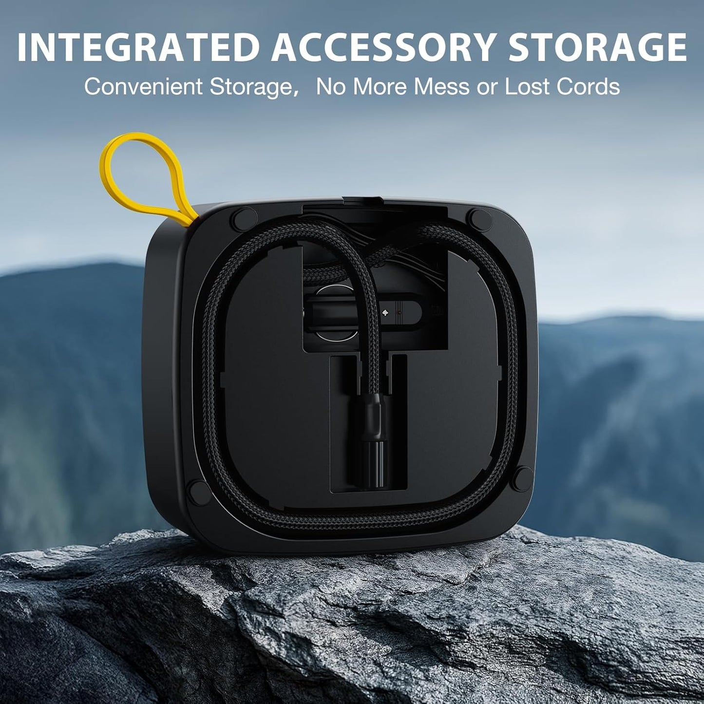 Tire Inflator Portable Air Compressor, NEXPOW 150PSI 12V DC Air Pump with Dual Digital Pressure Gauge & Auto Shut-Off, Air Compressor Portable with LED Light for Car, Motorcycle, Bicycle, Ball, Yellow