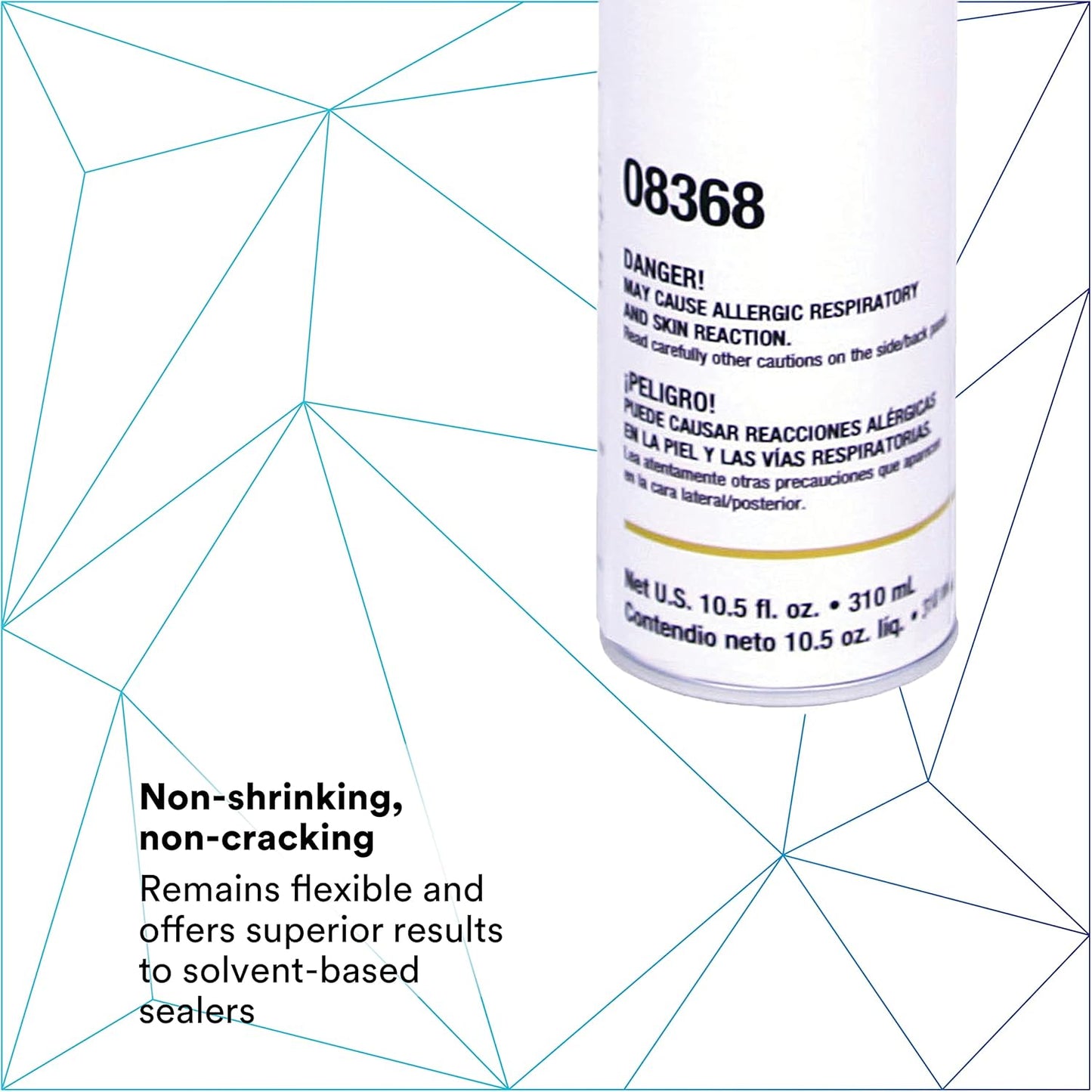 3M Urethane Seam Sealer, 08368, White Color, High Solids, Permanently Flexible, 310mL/10.5 fl oz Cartridge