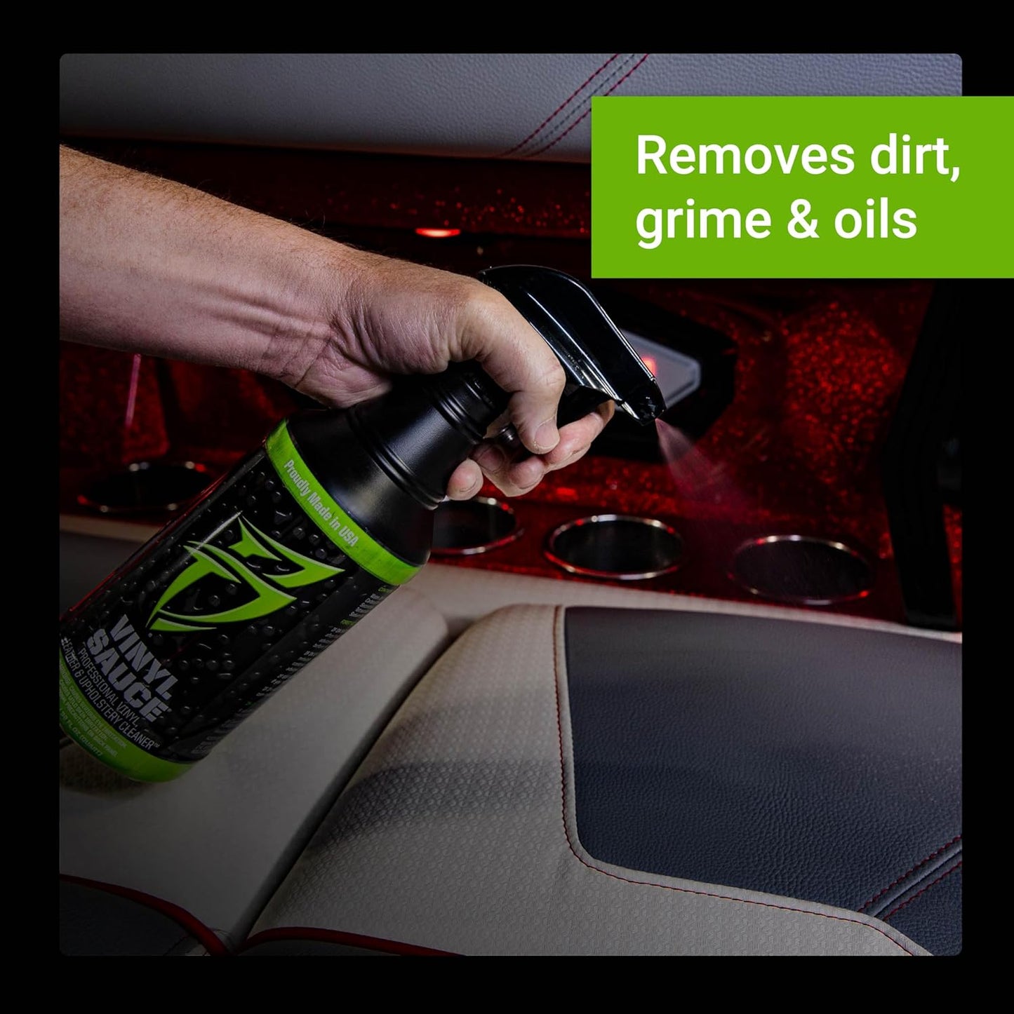 Boat Bling Vinyl Sauce Premium Vinyl and Leather Cleaner, for Boats, RVs, Powersport Vehicles and More