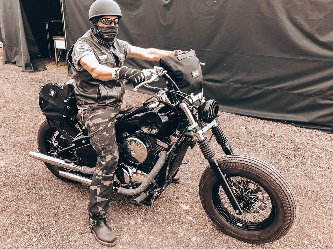 TUBE motorcycle travel luggage, made of waterproof Cordura, 11.3 gallons capacity, motorcycle seat/rack/sissy bar bag