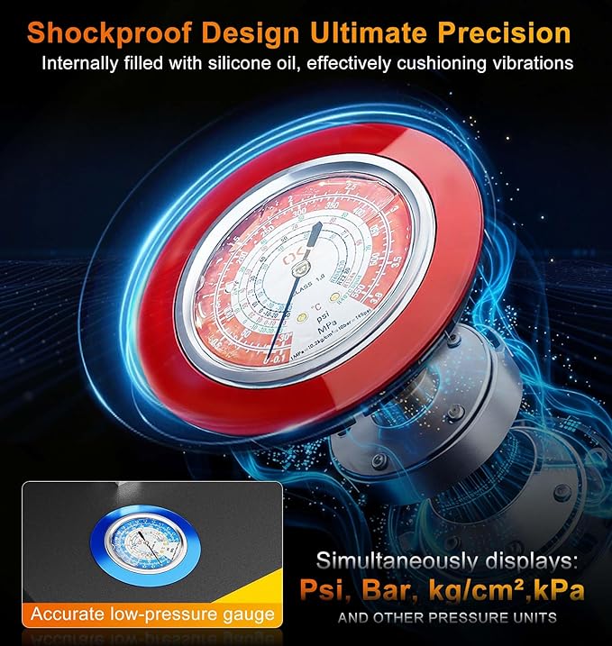 Fully Automatic Refrigerant Recovery Machine for R134a and R1234yf, Recharging Machine for Hybrid and Non-Hybrid Automotive A/C Systems