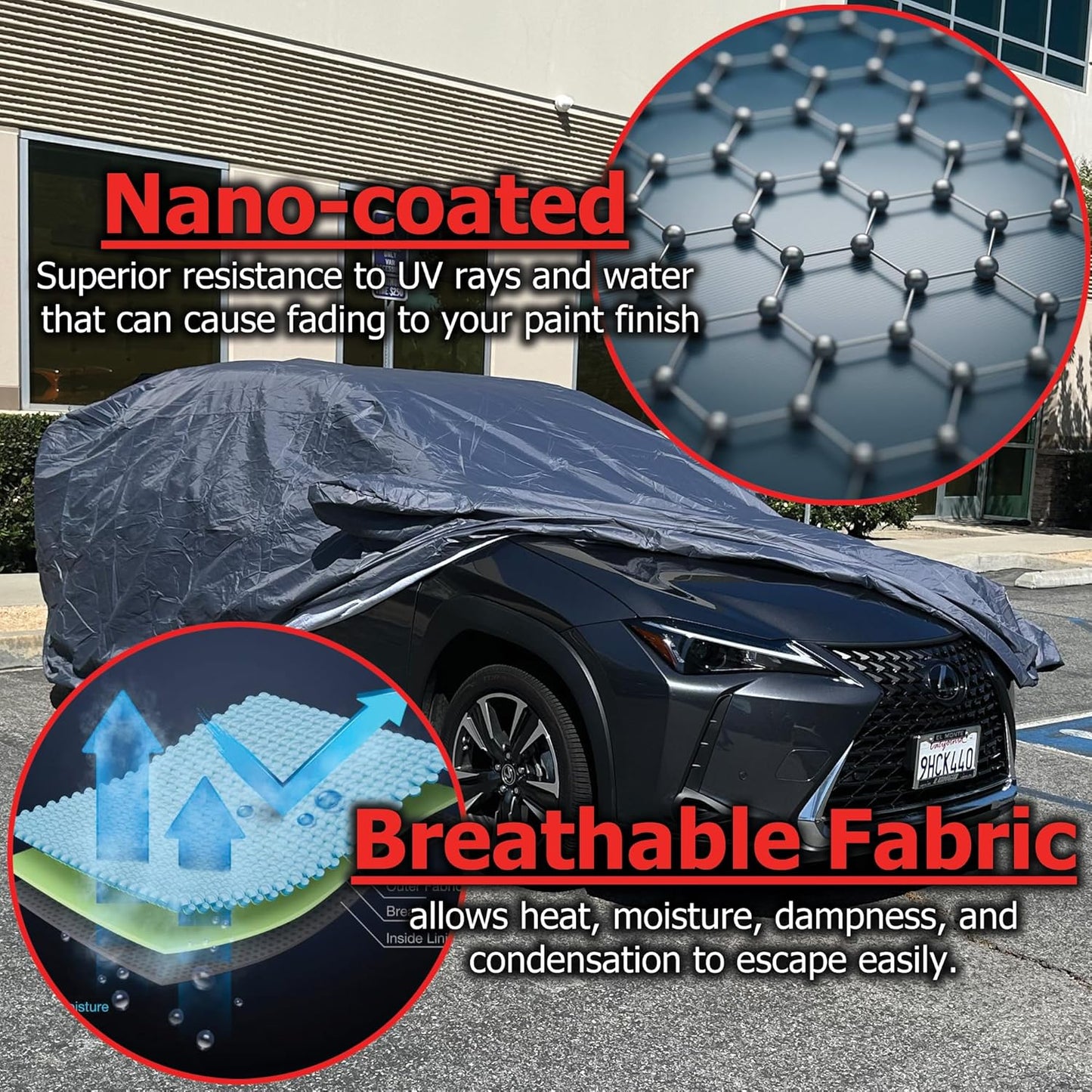 Custom FIT Car Cover fits 2020 2021 2022 2023 2024 2025 Chevy Corvette C8 XTREMECOVERPRO Diamond Series Grey