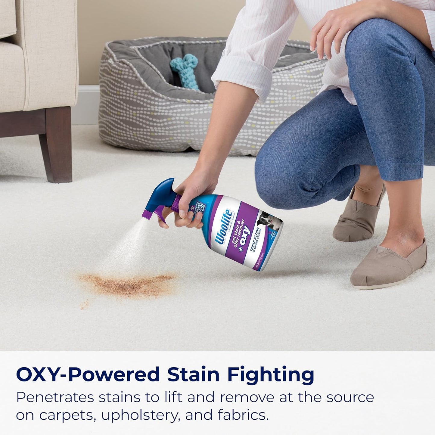 Bissell Woolite® Advantage Pet Stain & Odor Remover + Oxy, 2-Pack, 3326