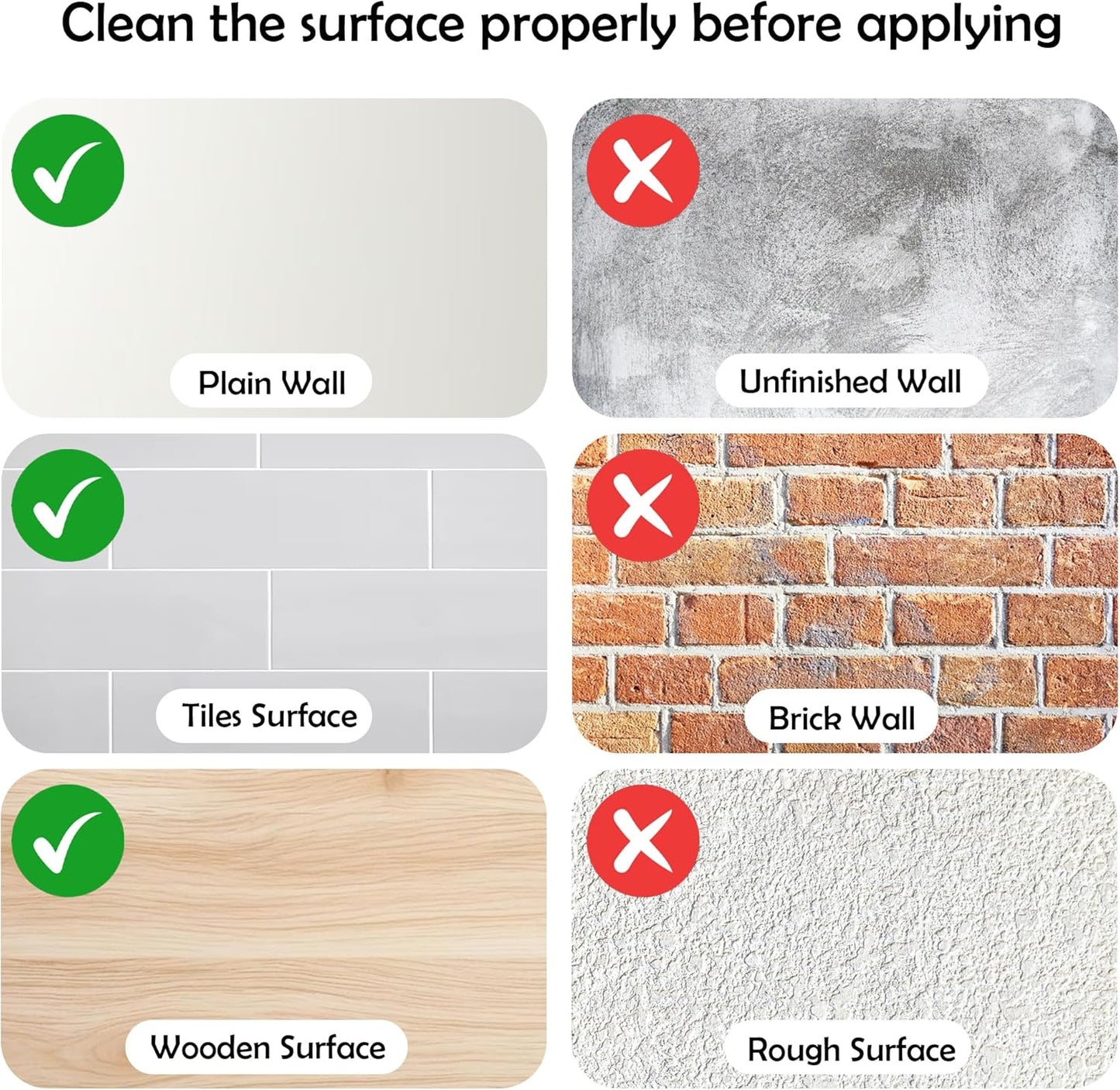 Rubber Bond Garage Wall Protectors - 6x48 Inches 2 Pack Strong Self-Adhesive Rubber Bumper Protectors for Garage Walls - Anti-Scratch and Waterproof Garage Wall Protector for Car Doors (Black)