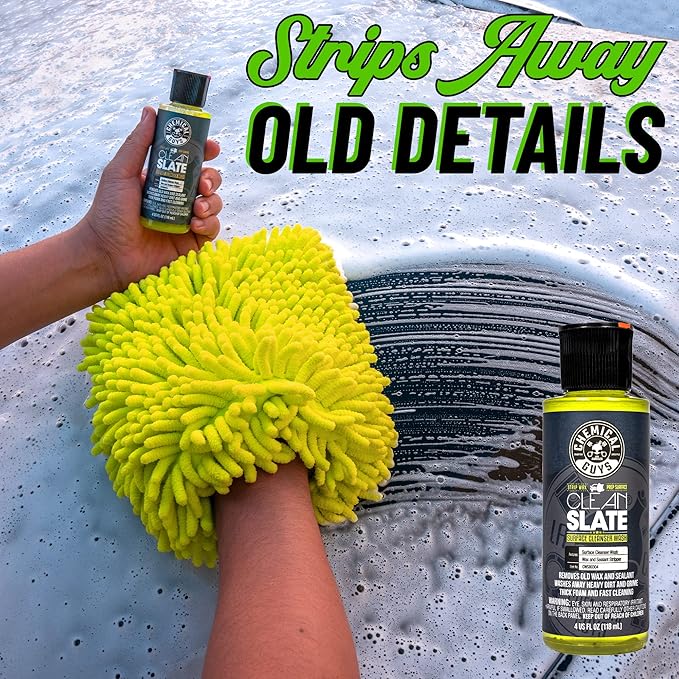 Chemical Guys Complete Clay System - Clay Bar and Lubber Combo with Accessories for Smooth Paint Finish - Removes embedded dirt, Overspray, and Fallout - 6 Item Kit