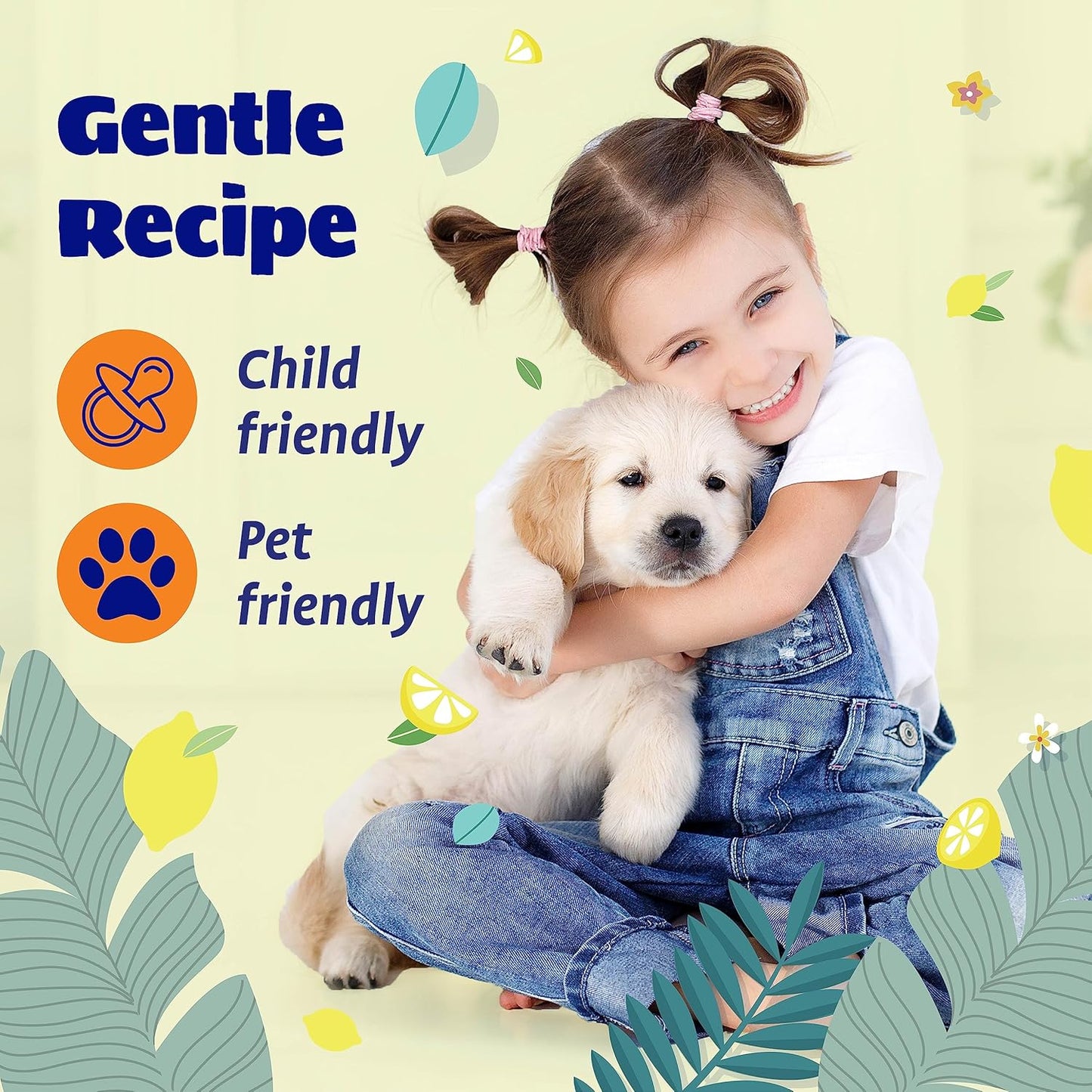 Originally Yellow Lemon Vinegar All Purpose Cleaning Spray | Distilled Cleaning Vinegar For Every Room In the House | Plant-Derived All Purpose Cleaner | Living Room, Bathroom, & Kitchen | 3 Pack