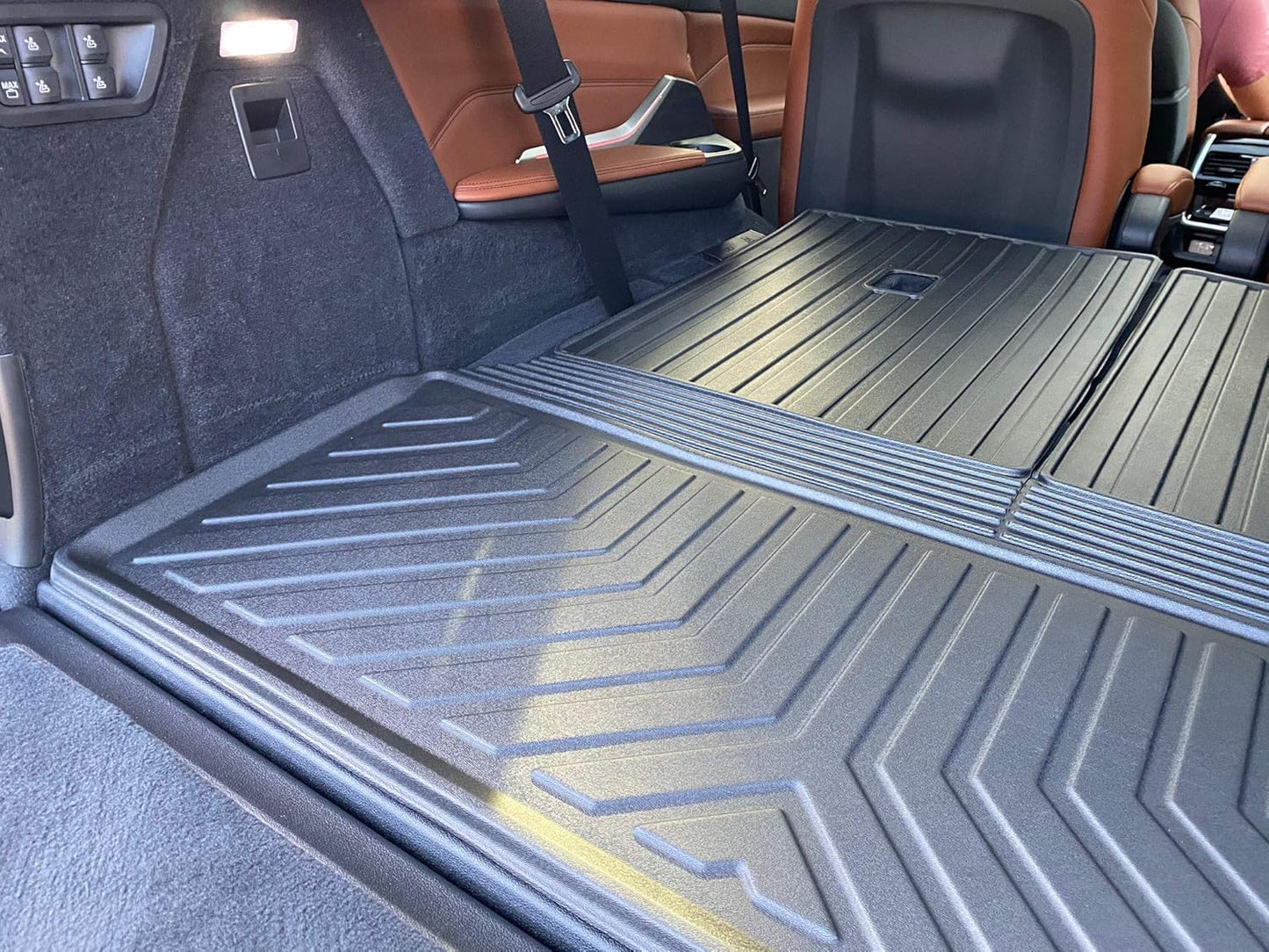 Premium Cargo Liner for BMW X7 2019-2025 - 100% Protection - Custom Fit Car Trunk Mat - Easy-to-Wash & All-Season Black Cargo Mat - 3D Shaped Laser Measured Trunk Liners for BMW X7 2019-2025