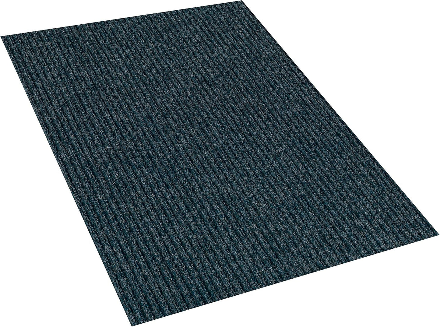 KOECKRITZ Heavy Duty Durable All Weather Indoor/Outdoor Non Slip Entrance Mat Rugs and Runners for Office Business Building Home Garage Front Door (6' x 12', Blue)