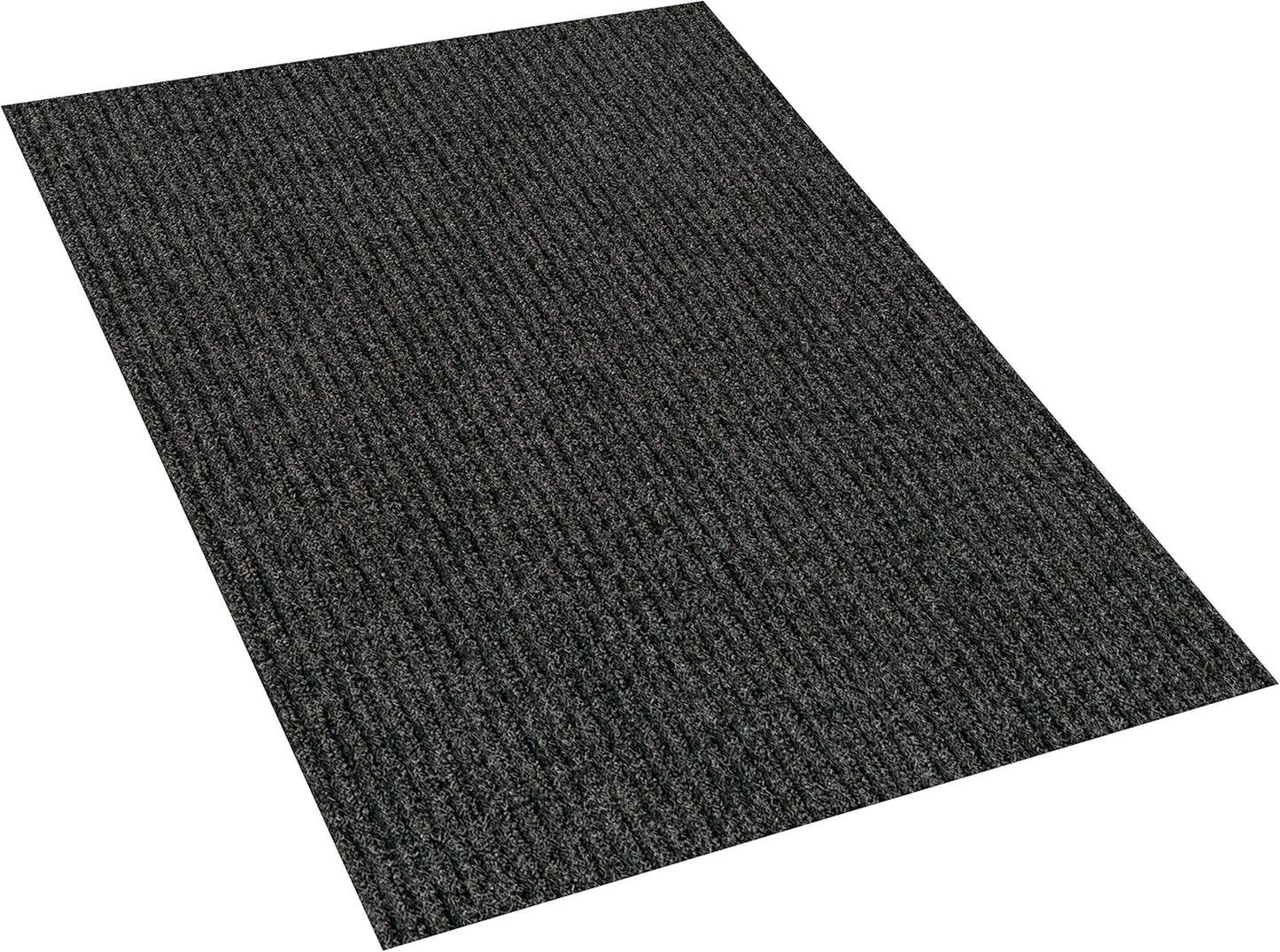 KOECKRITZ Heavy Duty Durable All Weather Indoor/Outdoor Non Slip Entrance Mat Rugs and Runners for Office Business Building Home Garage Front Door (6' x 30', Charcoal)