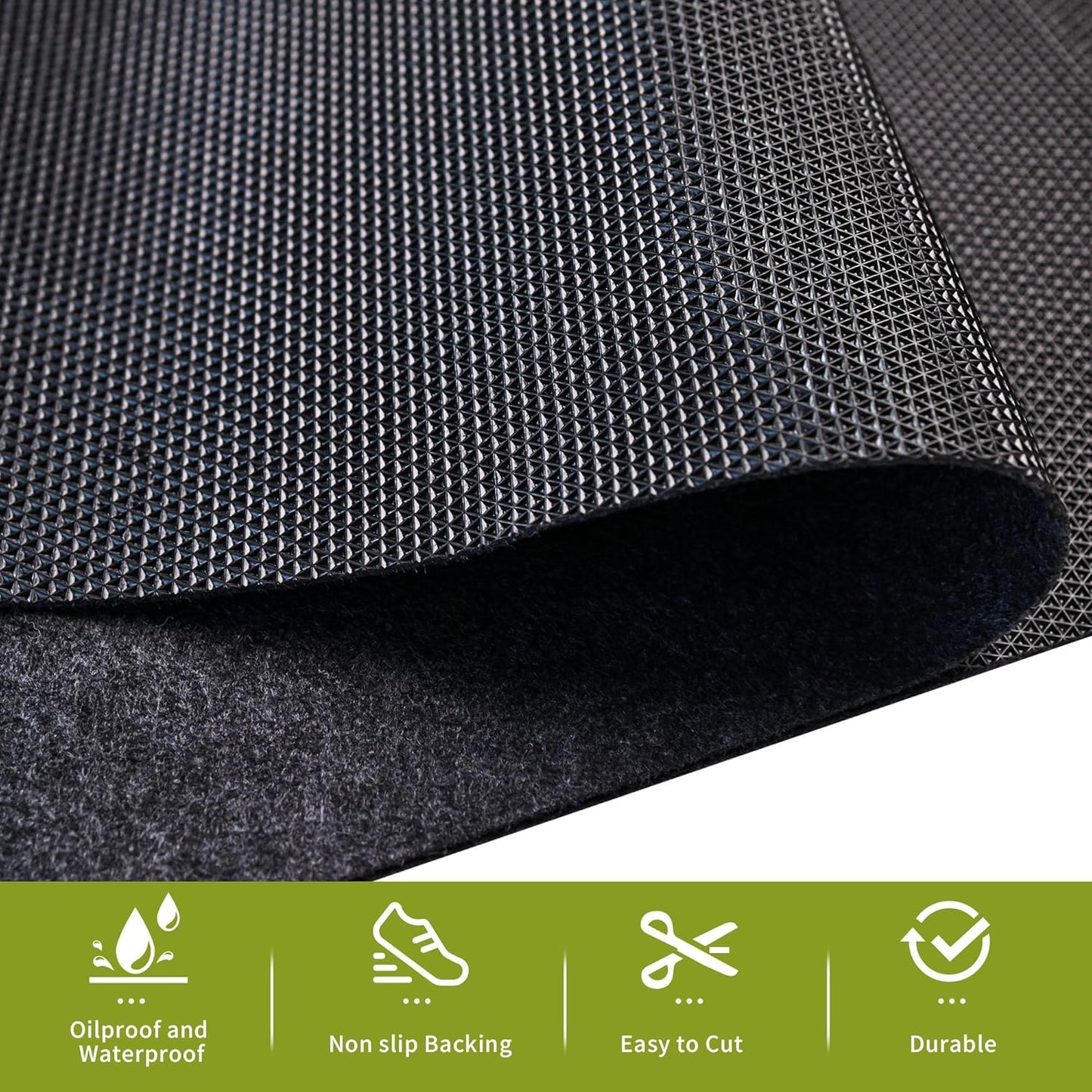 Oil Spill Mat - 96" x 60" Absorbent Oil Garage Floor Mat for Under Car - Protect Driveway from Drips, Spills, Stains, Reusable & Durable Garage Floor Protection Mat with Waterproof Backing