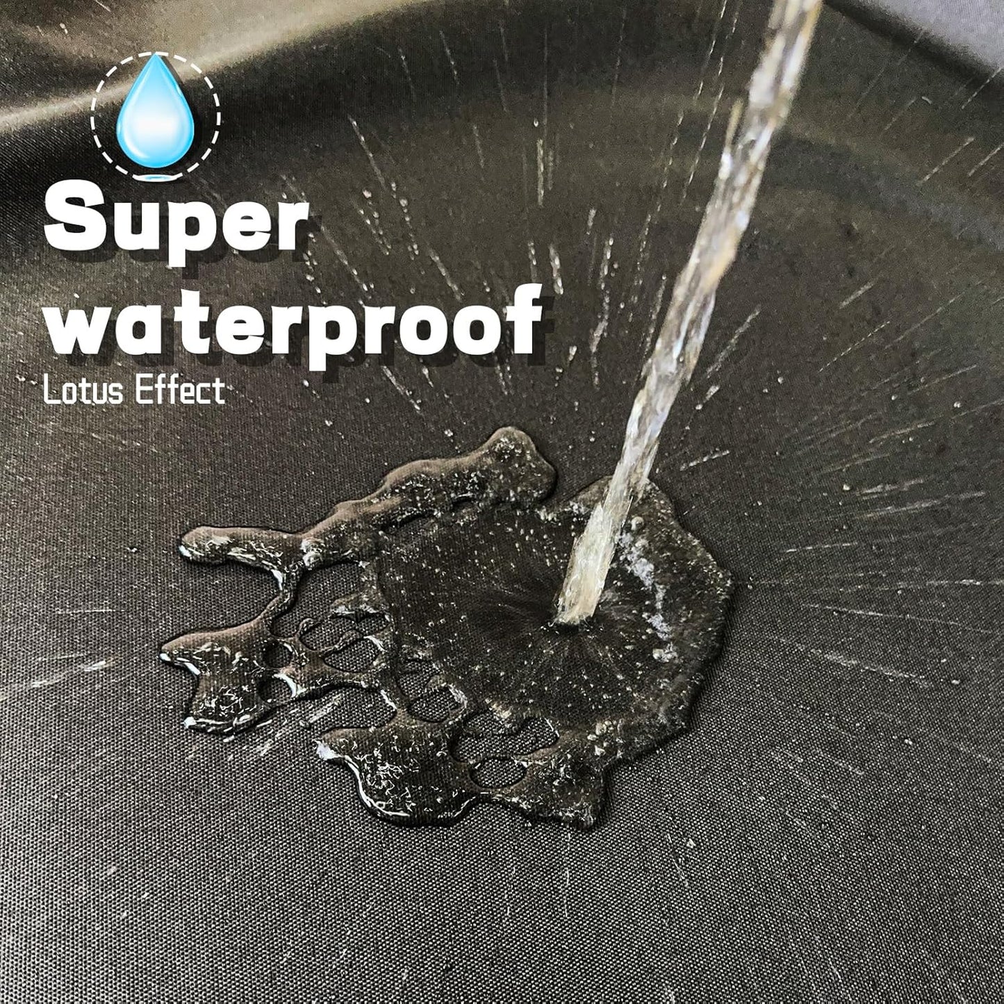 Motorcycle Cover All Season, Outdoor Storage Moped Covers, All-Weather Universal Waterproof Scooter Cover Fits up to 90.5" Motorcycles Vehicle