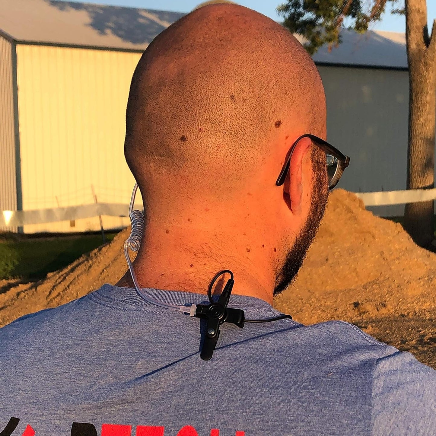 BTECH QHM07 Platinum Series Noise-Cancelling Earpiece with In-line PTT & Microphone for K1 Radios like BaoFeng, Kenwood Radios (Includes Earmolds and Earbud, 10 Pack)