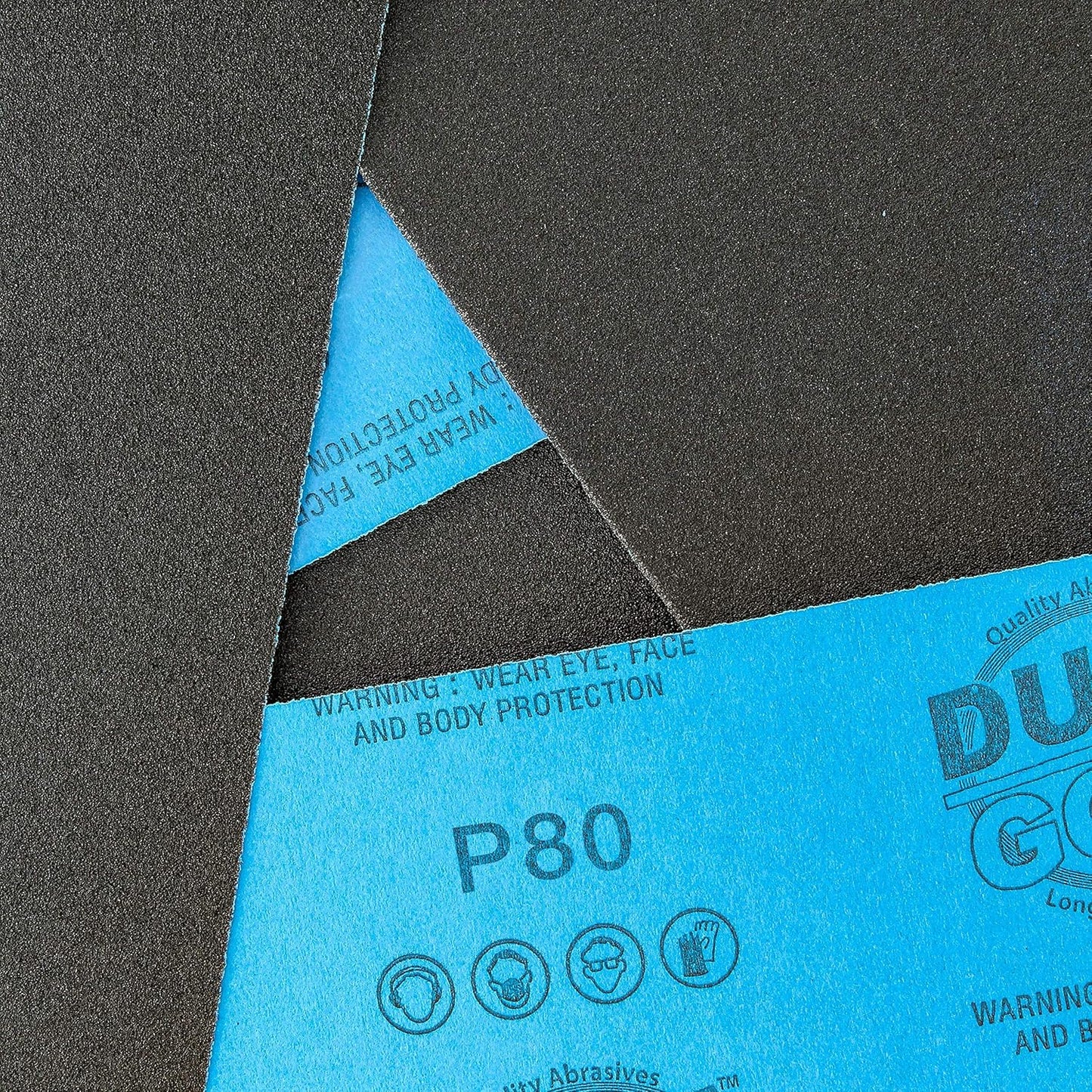 Dura-Gold Premium 80 Grit Wet or Dry Sandpaper Sheets, 5-1/2" x 9", Box of 15 - Coarse-Cut Sanding, Detailing, Polishing Automotive, Woodworking Wood Furniture, Metal Finishing, Hand Sand Block Sander